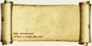 Jovana Rudić vizit kartica